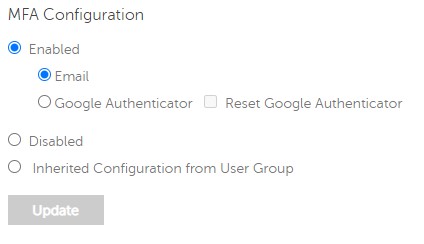 MFA Configuration