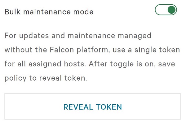 HOW TO MANAGE THE CROWDSTRIKE FALCON SENSOR MAINTENANCE TOKEN visual data 2