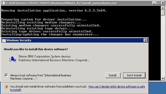 Figure -6 W2K8 Device Driver Install