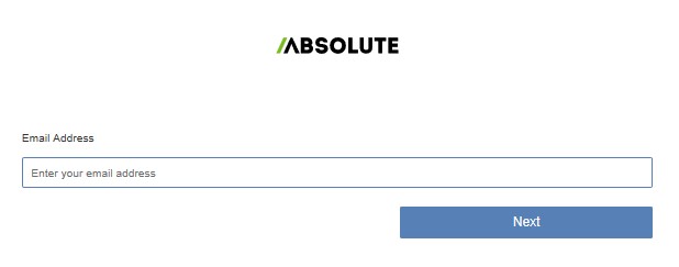 Absolute web console login