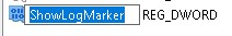 Benennen von DWORD als ShowLogMarker