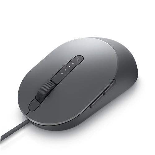 Trabaje más rápido y de manera más inteligente con el mouse láser con cable Dell: MS3220