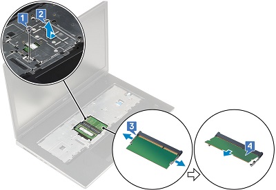 Ensisijaisen muistin irrottaminen