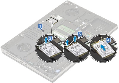 Como remover a placa WWAN