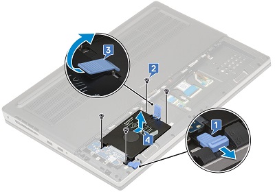 Wyjmowanie obudowy dysku twardego