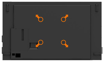 VESA on rear of Monitor