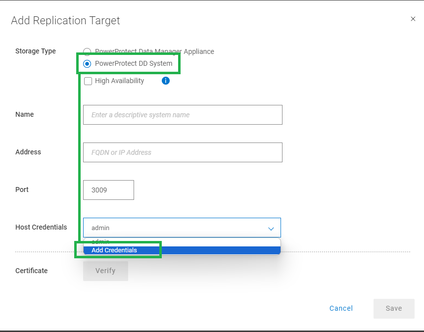 PowerProtect: DM5500 Replication Fails from a DM5500 to an External ...