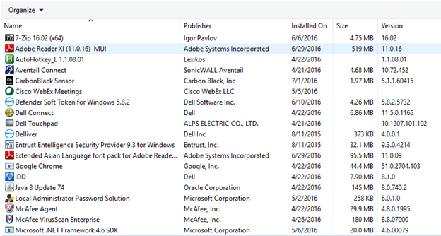 Écran de confirmation de la suppression de Protected Workspace