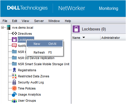 створити сейфбокс в NMC