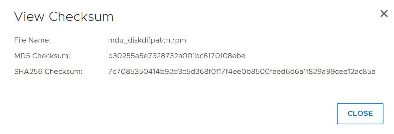 Представление контрольной суммы