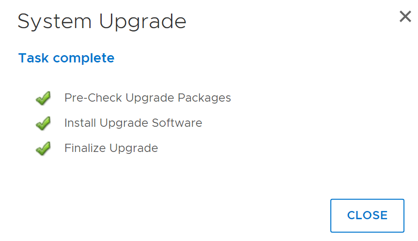Upgrade systému dokončen