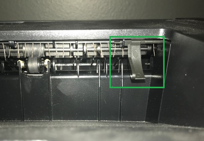 Sensor de bandeja de salida