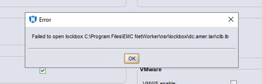Помилка під час оновлення парольної фрази даних