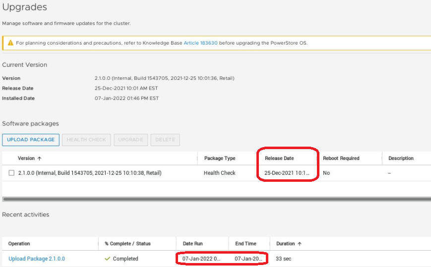 Comparing the Release Date with the Download Date in the Activity Pane