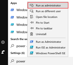 Menú de inicio de Windows