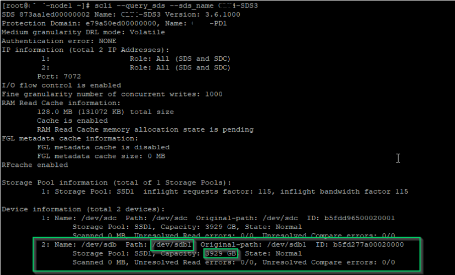 PowerFlex 3.X How to add a larger capacity drive to an existing node ...