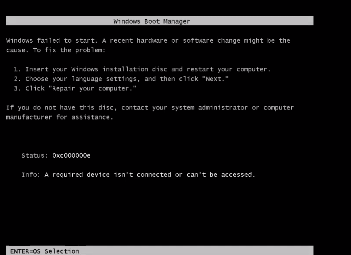 Windowsブート マネージャー