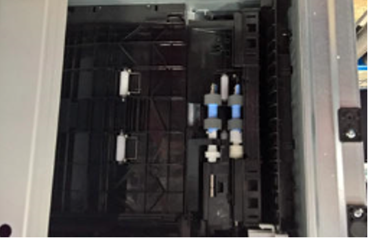 parte inferior de la impresora