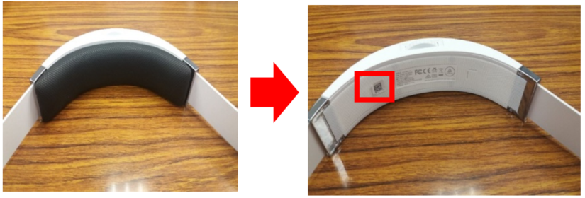 ヘッドセットのPPIDの位置