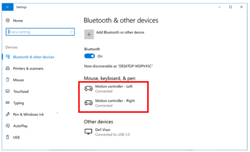 Bluetooth 및 기타 디바이스