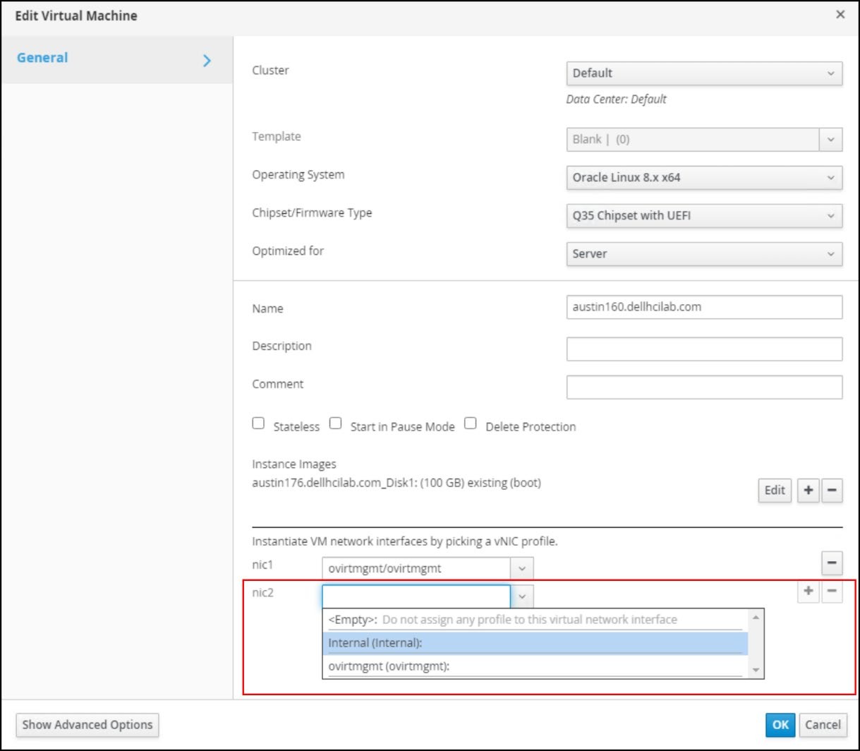 Redes adicionales para la interconexión de Oracle