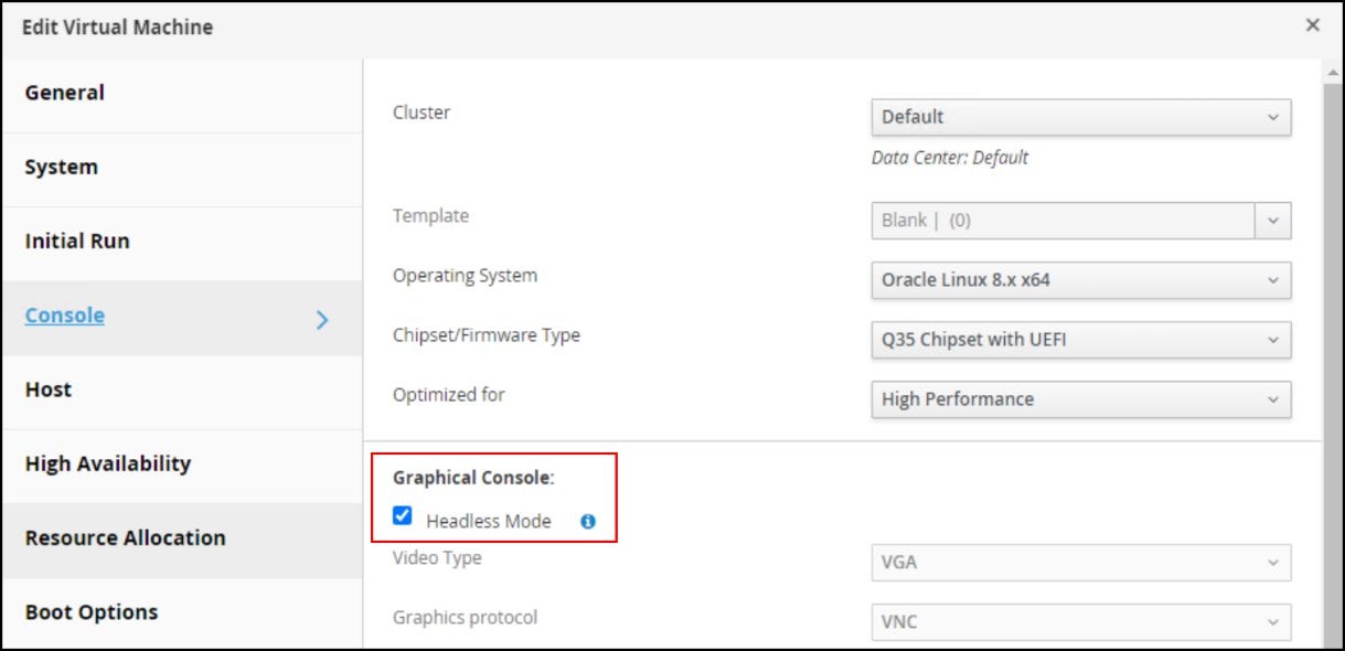 Deshabilitación del modo sin periféricos para VM