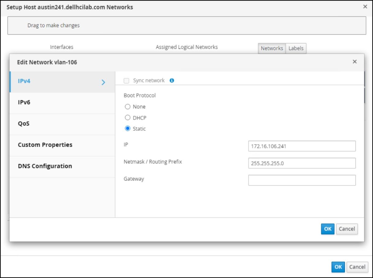 Asignar protocolo de arranque e IP