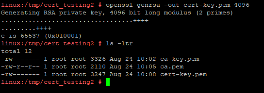 Створення ключа RSA
