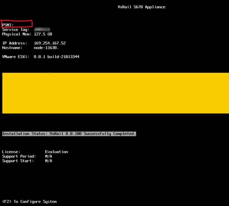 Screenshot der Konsole, der ein fehlendes PSNT zeigt.