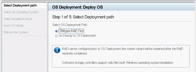 Selecting a deployment path