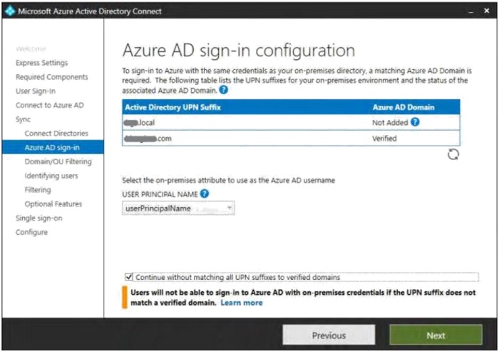 AAD sign-in screen complete