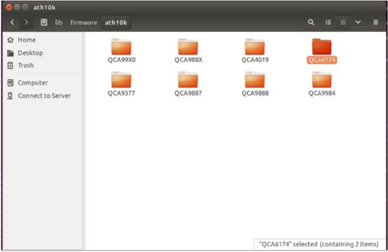 Ubuntu ath10k 폴더