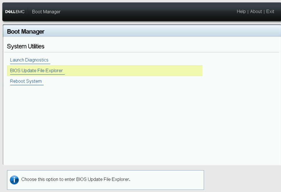 Figure 2 System Utilities Menu