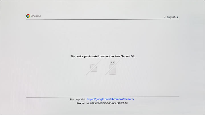 ChromeOS Not Installed