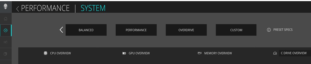 Performance Custom Advanced View