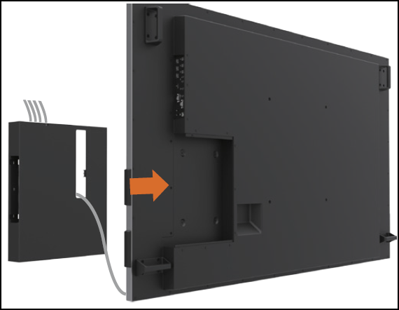 Dell C8621QT Monitor, Optional OptiPlex System Holder, How To Insert Example