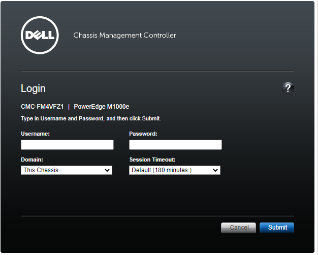 CMC Login Page