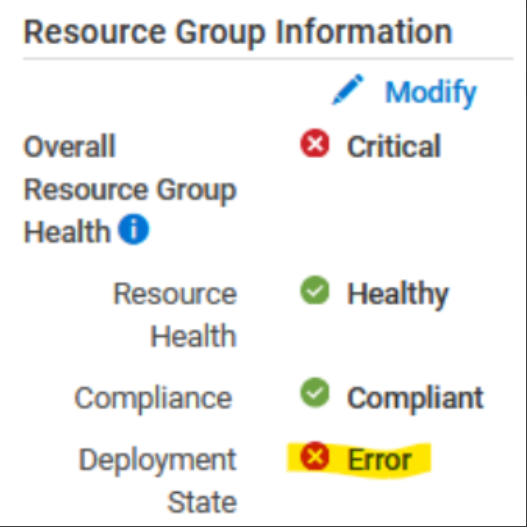 errore: un datastore nel gruppo di risorse che non fa parte di vCenter/data center