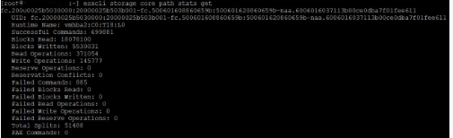 SCSI-Pfadstatistiken