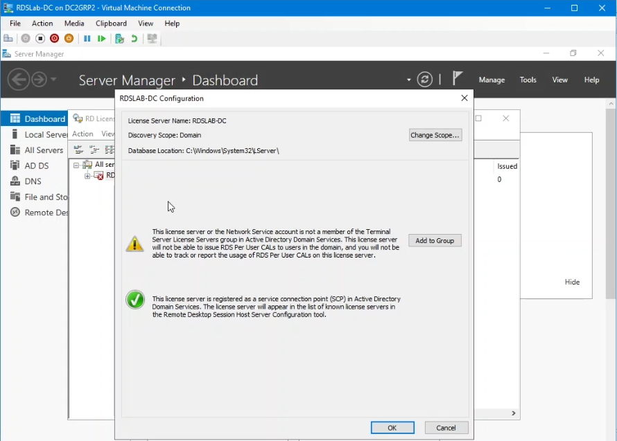 Cliccare su Add to Group.