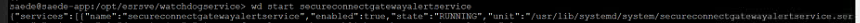 SCG CLI Session