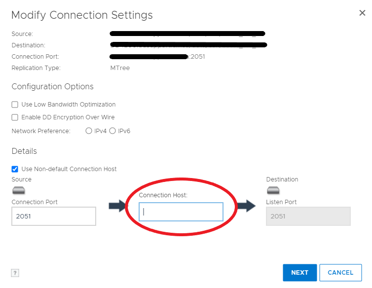 Modificar configurações de conexão 