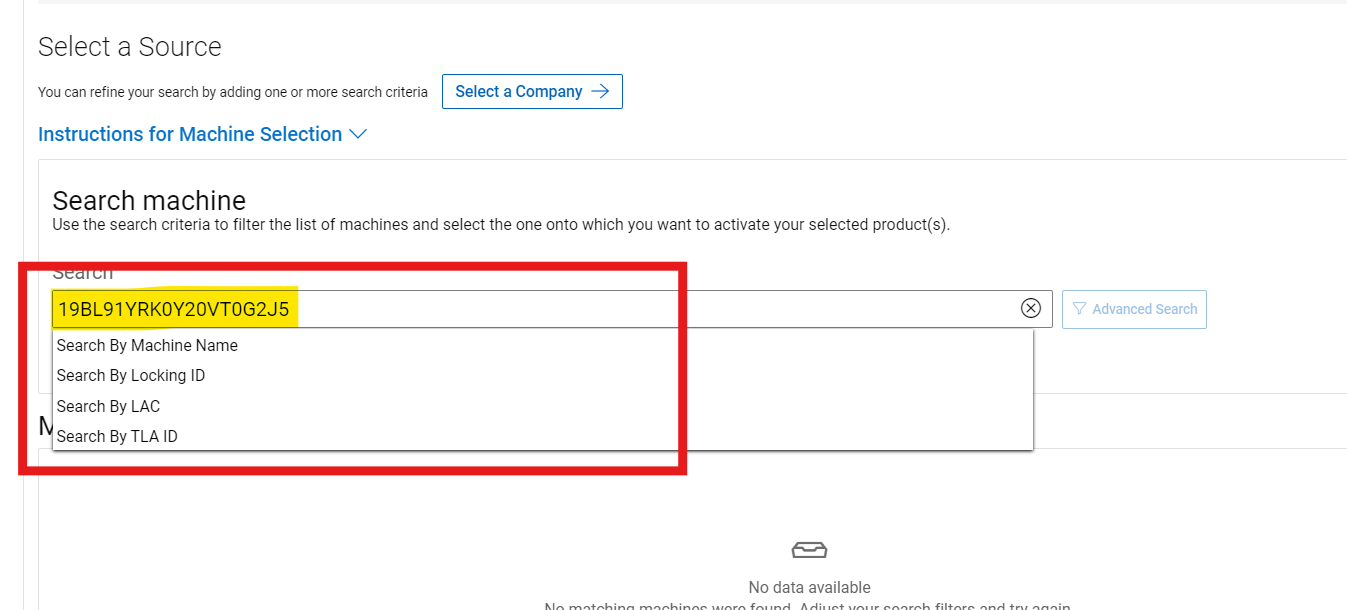 Ricerca computer esistente