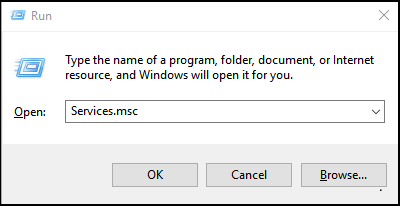 Windows Kjør-boks