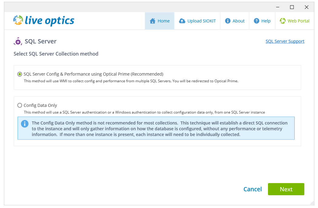 Live Optics | Microsoft SQL | Complete a SQL Server collection | Dell US
