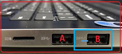 Porta USB de compartilhamento de energia