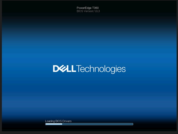 Loading BIOS Drivers screen