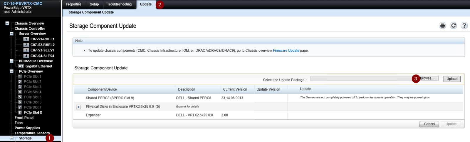 PowerEdge: How to Update the Backplane of a VRTX | Dell US