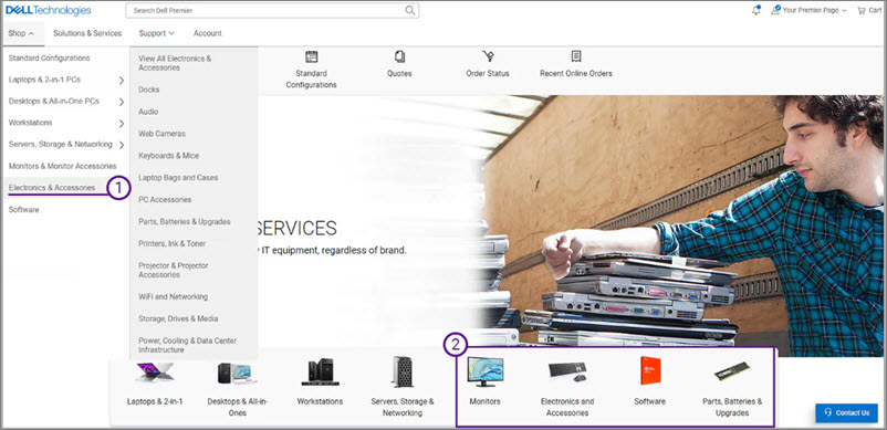 Dostęp do oprogramowania, elektroniki i akcesoriów