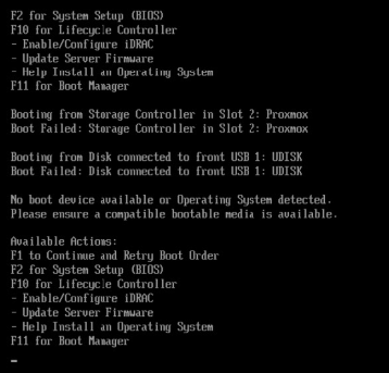 Nie znaleziono urządzenia rozruchowego (No Boot Device Found) 
